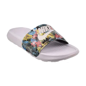 Nike Victori One Women's Print Slides Black-White
