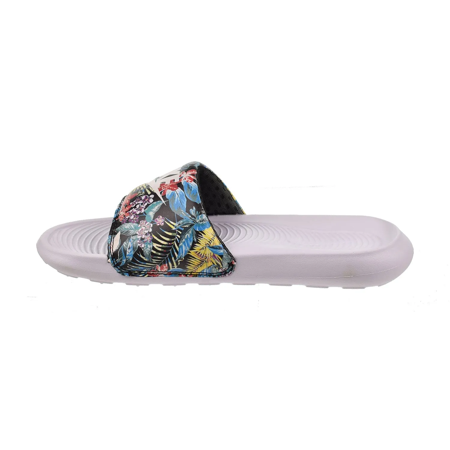 Nike Victori One Women's Print Slides Black-White