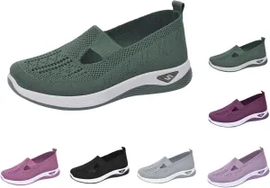 Orthopedic Shoes for Women Slip Ons Comfort Fashion Breathable Mesh Anti-Skid Low Top Casual Lightweight Walking Shoes