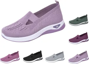 Orthopedic Shoes for Women Slip Ons Comfort Fashion Breathable Mesh Anti-Skid Low Top Casual Lightweight Walking Shoes