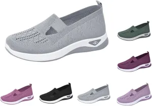 Orthopedic Shoes for Women Slip Ons Comfort Fashion Breathable Mesh Anti-Skid Low Top Casual Lightweight Walking Shoes
