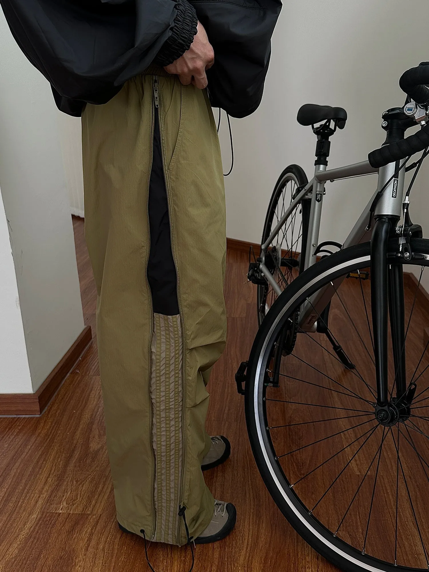 Outdoor Sports Side Zipper Casual Pants