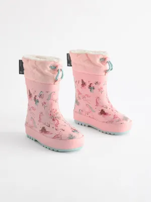 Pink Fairy Cuff Wellies