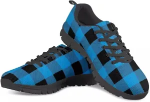 PinUp Angel Buffalo Plaid Walk Shoes Lightweight Breathable Athletic Gym Casual Tennis Shoes
