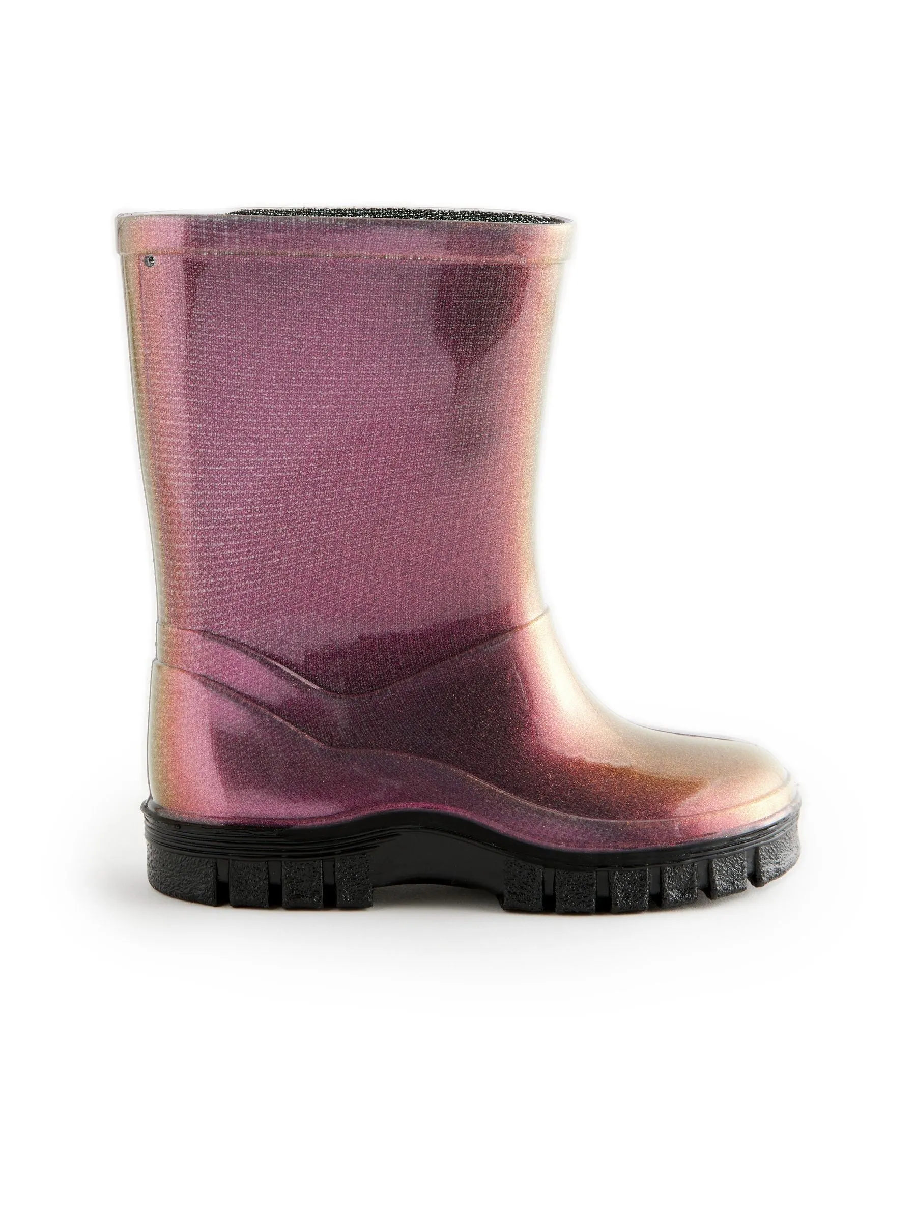 Purple Metallic Wellies