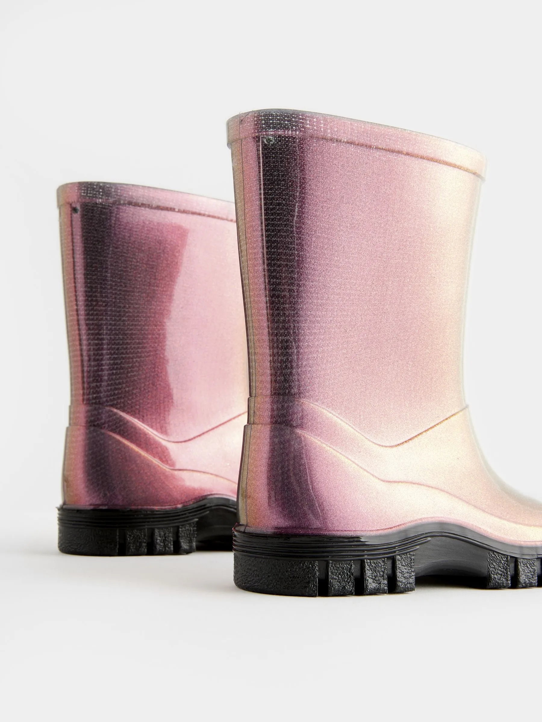 Purple Metallic Wellies