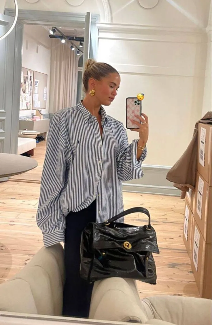 Ralph Lauren - Blauw/wit Gestreept Shirt