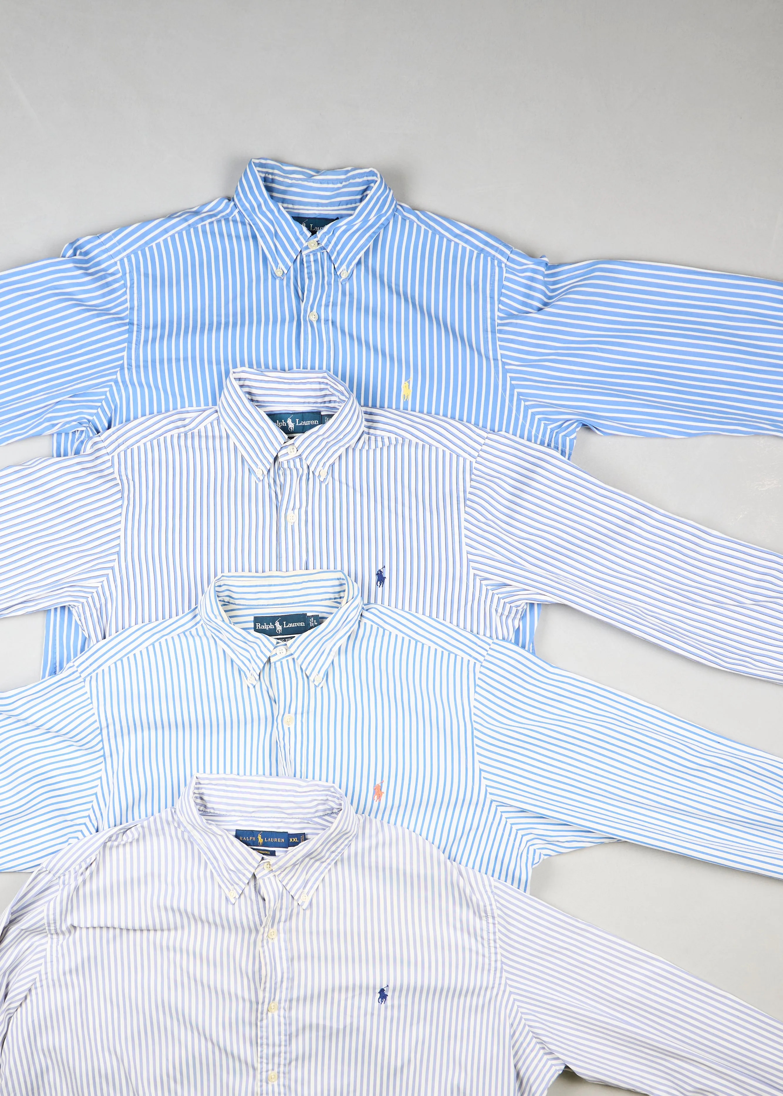 Ralph Lauren - Blauw/wit Gestreept Shirt