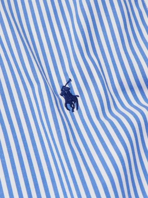 Ralph Lauren - Blauw/wit Gestreept Shirt