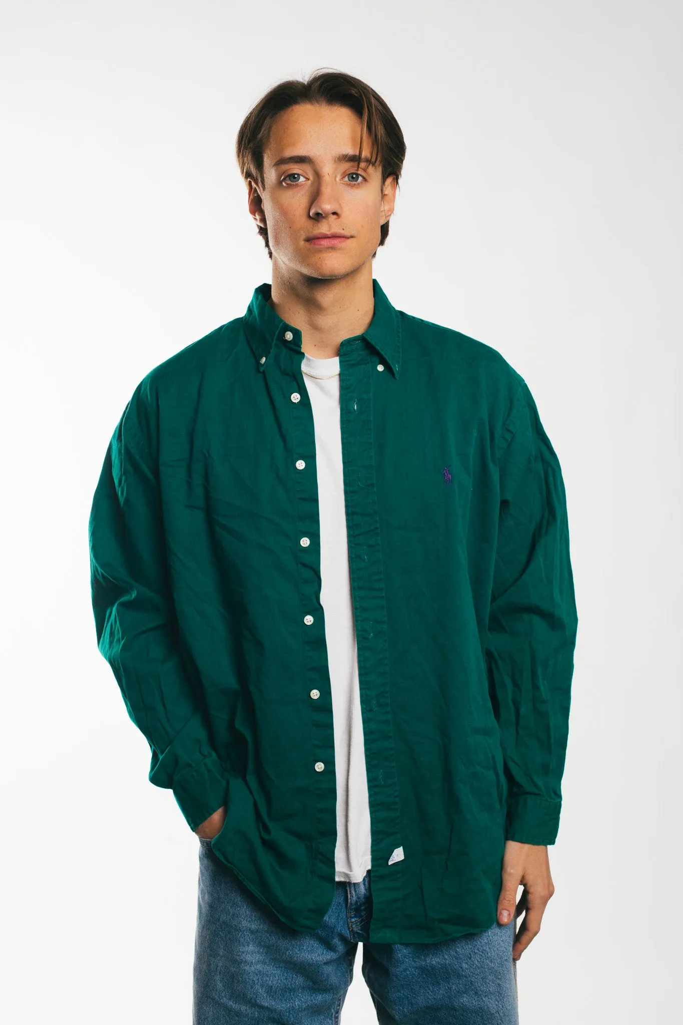 Ralph Lauren - Donkergroen Shirt