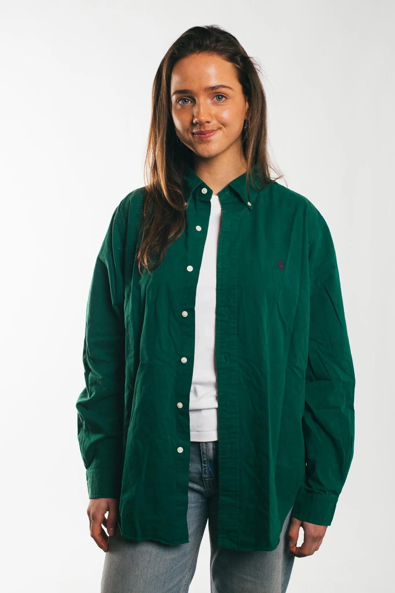 Ralph Lauren - Donkergroen Shirt