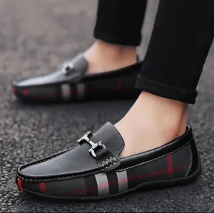 s Men's Black Loafers in Vegan Leather for All Seasons