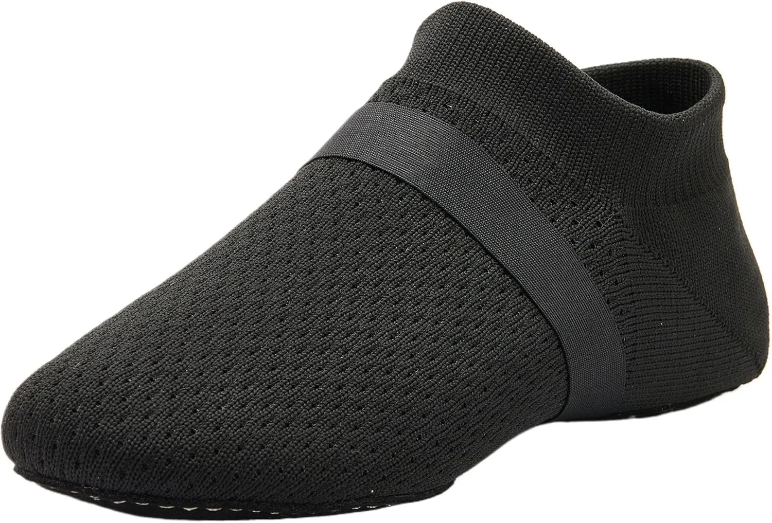 SANGEESON Slip-on Jazz Shoes for Women and Men's Lightweight Breathable Dance Shoes