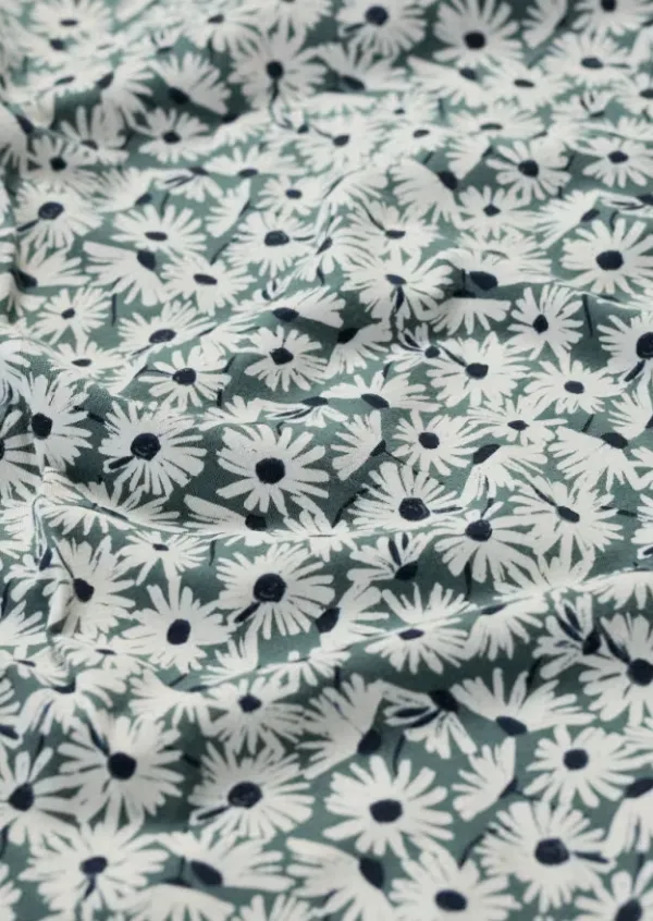 Seasalt Pier View Jersey Dress Scatter Daisy Nettle