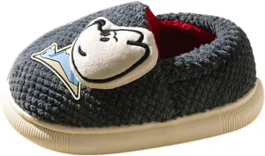 Slippers Big Kid Boys Cute Slippers With Memory Foam Kids Plush Warm Winter House Shoes Little Boys Slippers Dinosaurs