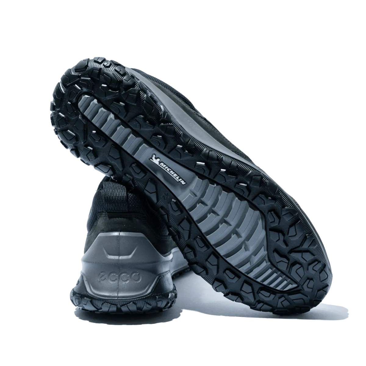 Sneaker Ecco Waterproof Gomma Michelin Black/Black