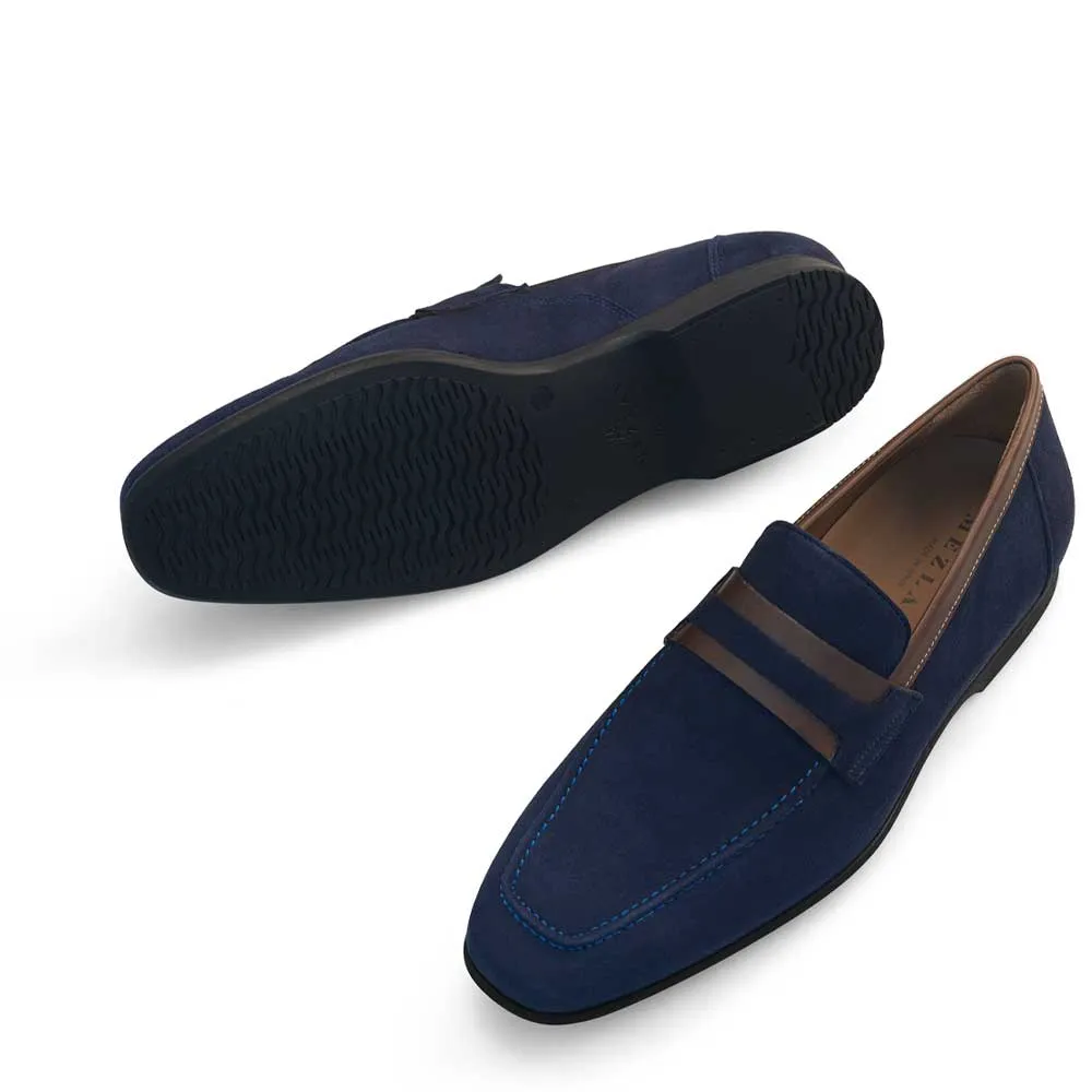 Suede Rubber Sole Loafer