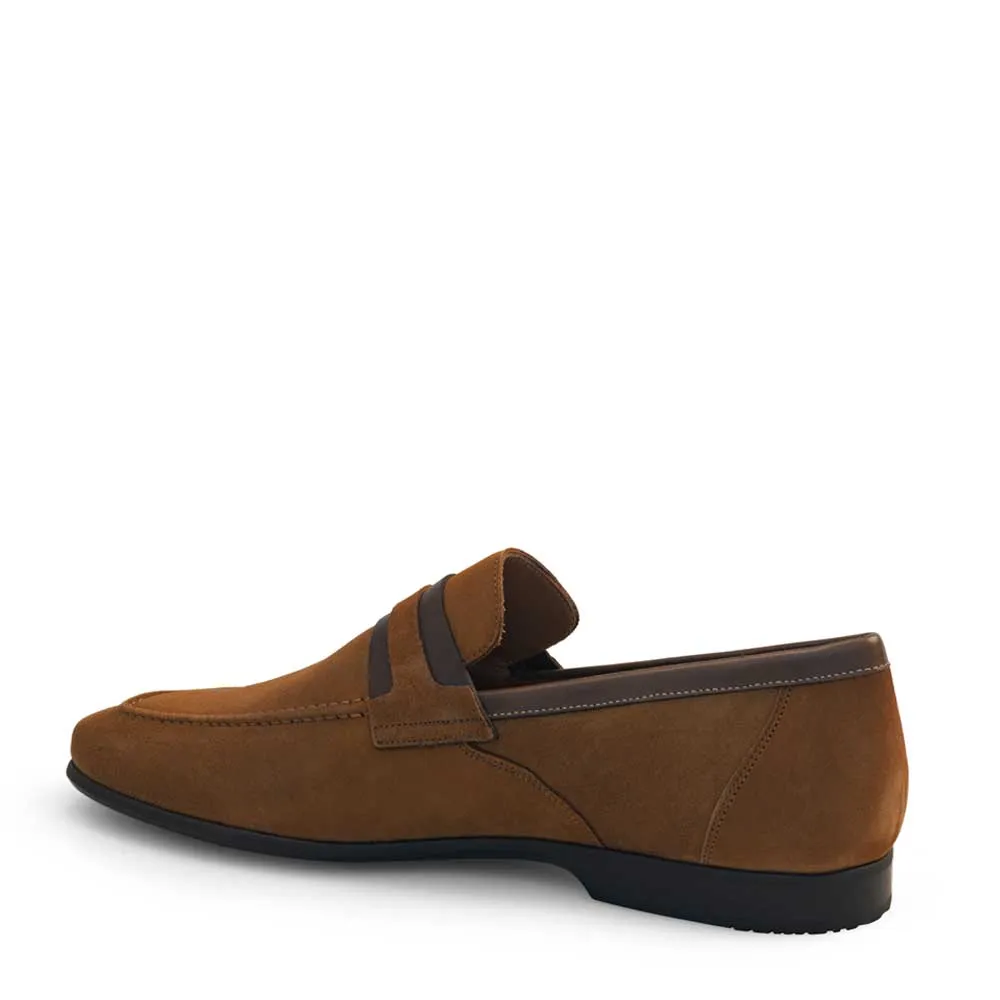 Suede Rubber Sole Loafer