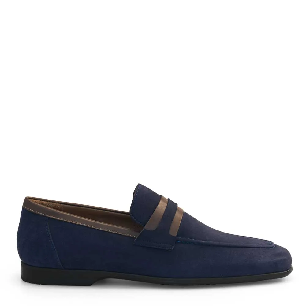 Suede Rubber Sole Loafer