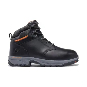 Timberland Pro Men's Band Saw 6 Inch Steel Toe Work Boot - Black Full-Grain Leather