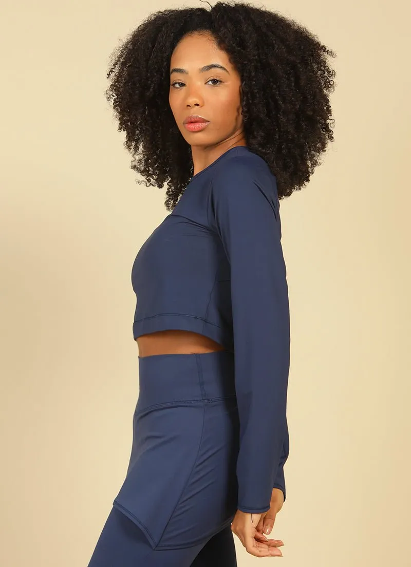 UV Pro Cropped (Navy) UPF 50 