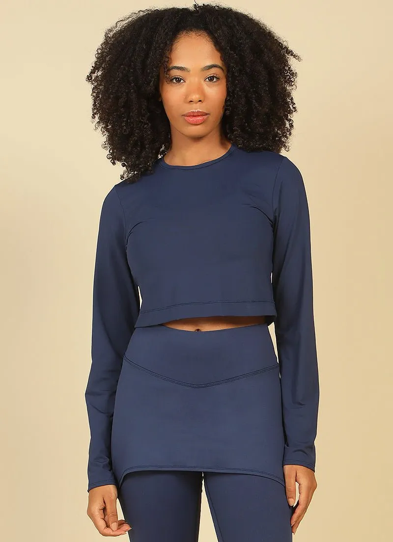 UV Pro Cropped (Navy) UPF 50 