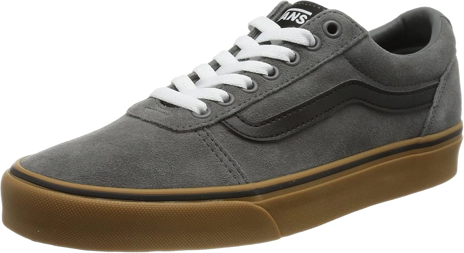 Vans Men's Ward Sneaker, Suede Pewter Gum, 10.5
