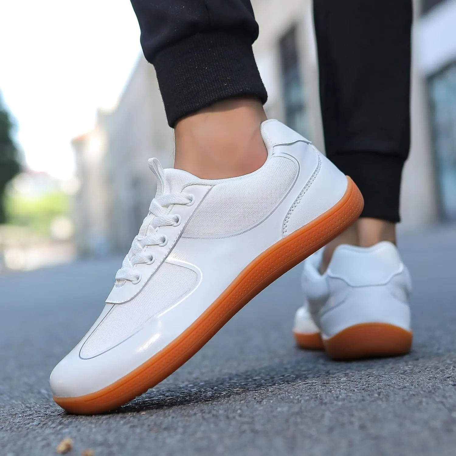 Walking Shoes Wide Toe Minimalist Zero Drop Shoes Breathable Fashion Sneakers Snea