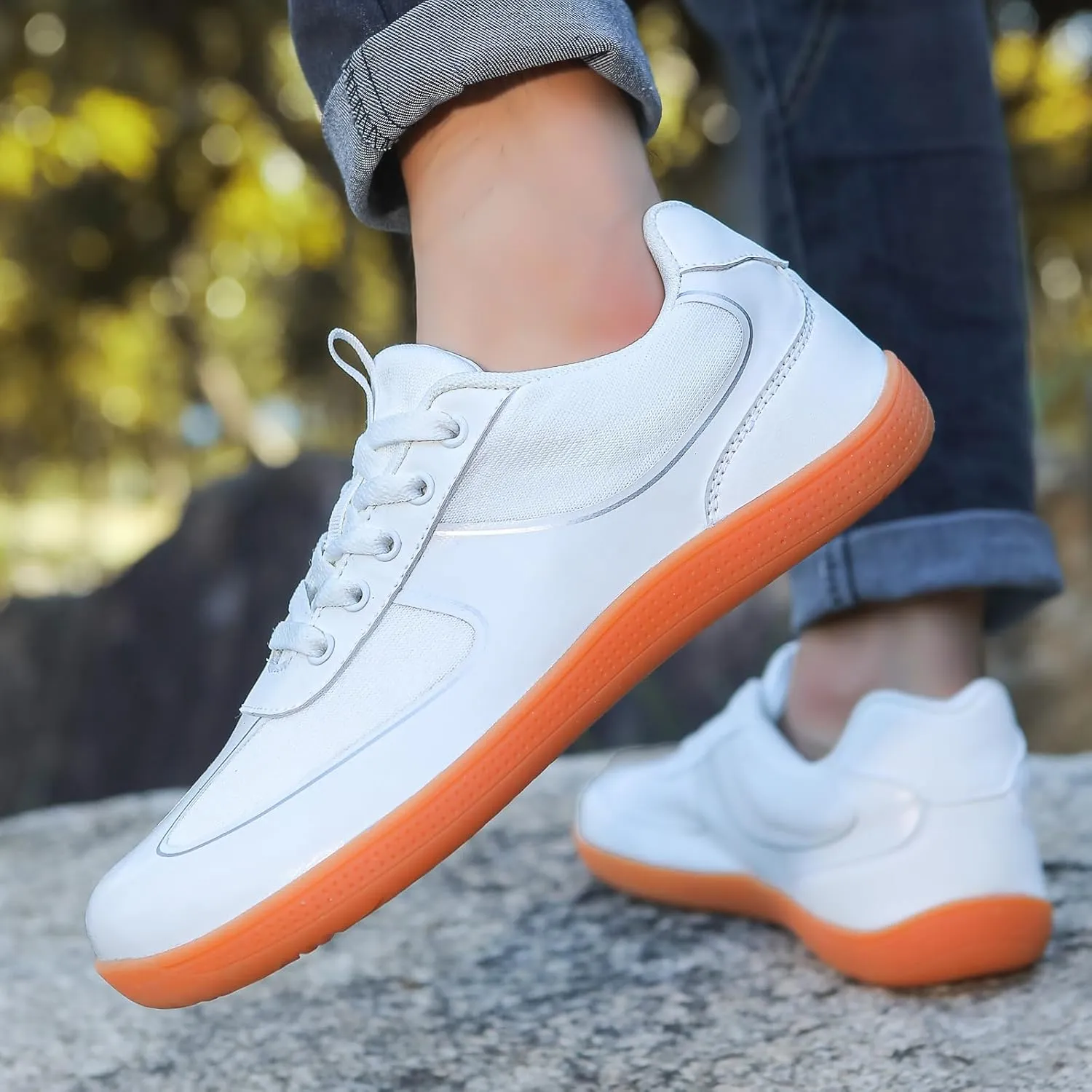 Walking Shoes Wide Toe Minimalist Zero Drop Shoes Breathable Fashion Sneakers Snea