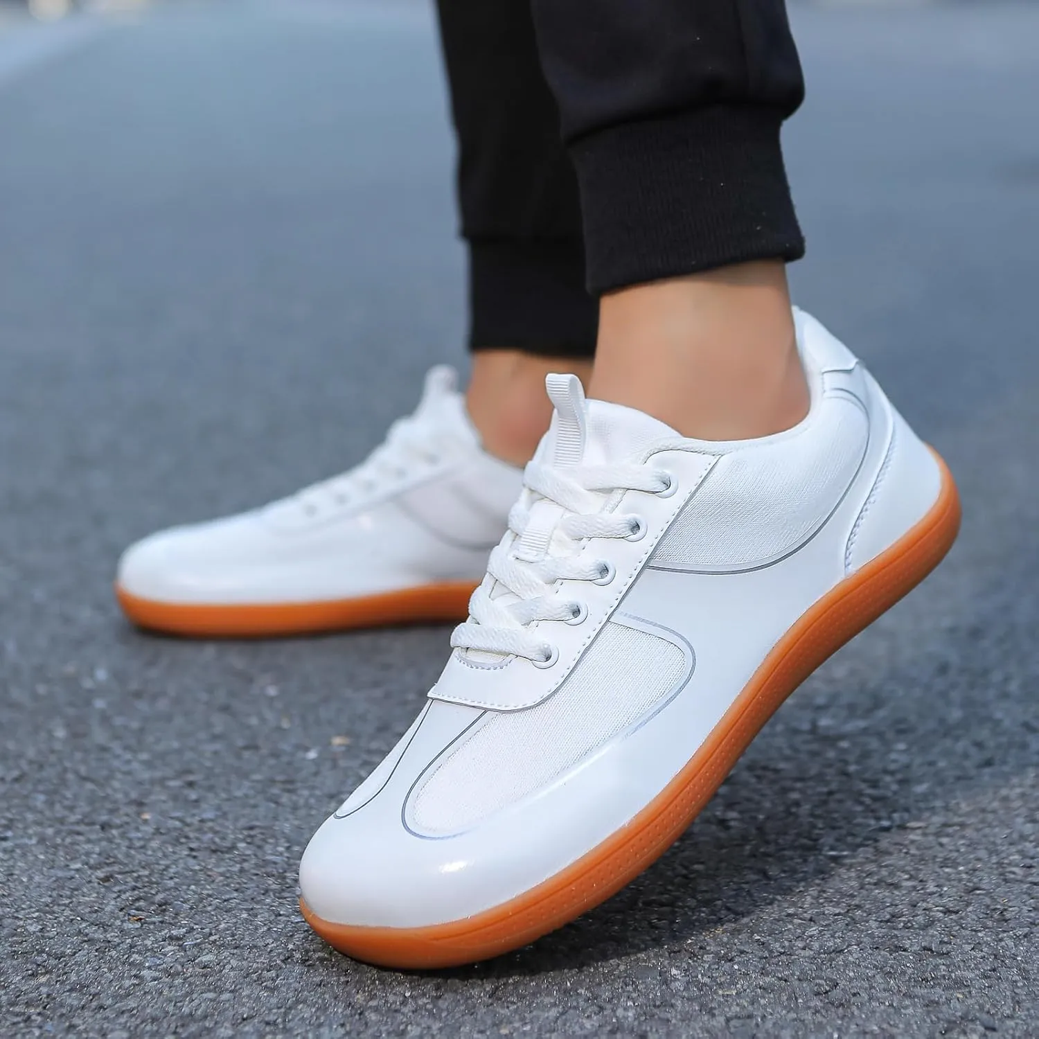 Walking Shoes Wide Toe Minimalist Zero Drop Shoes Breathable Fashion Sneakers Snea