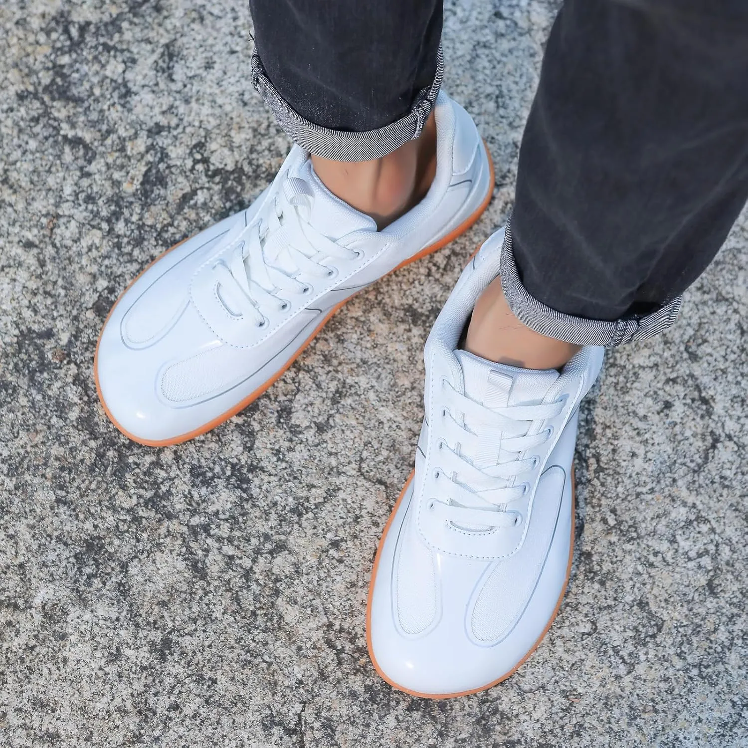 Walking Shoes Wide Toe Minimalist Zero Drop Shoes Breathable Fashion Sneakers Snea