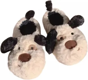 Warm and Cute Long Ear Dog Slippers Plush Puppy Animal Slippers for Women and Men Winter Slippers
