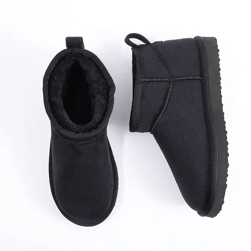 Warm Fuzzy Snow Boots for Winter