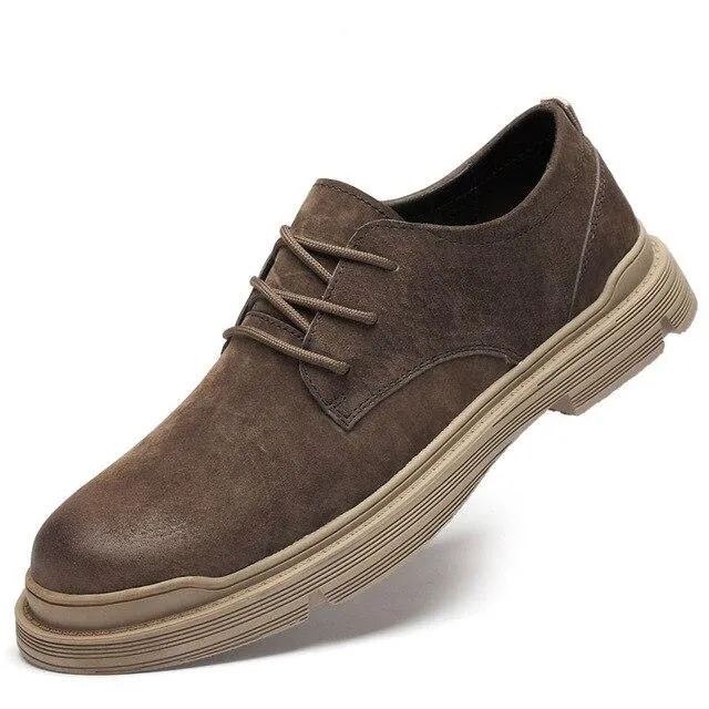 West Louis Suede Leather Shoes With Ankle