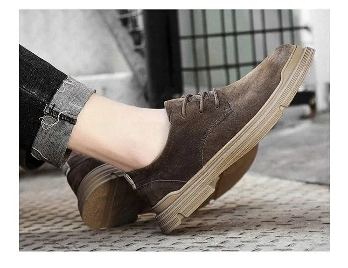 West Louis Suede Leather Shoes With Ankle