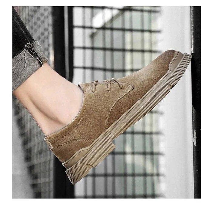 West Louis Suede Leather Shoes With Ankle