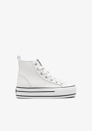 White Napa High Top Sneakers