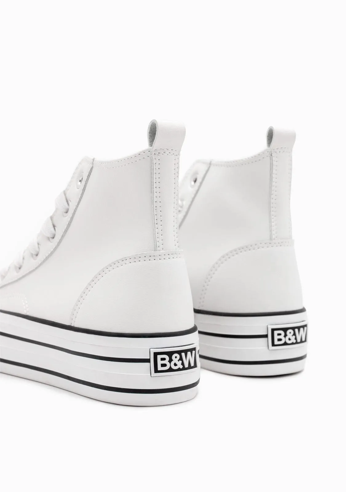 White Napa High Top Sneakers