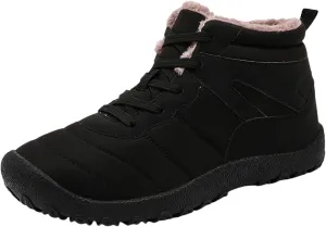 Winter Boots for Women Waterproof Mens Hiking Sneakers Shoes Warm Boots Slip On Barefoot Shoes Grounded Footwear Knee High Botas Women Men Winter Booties