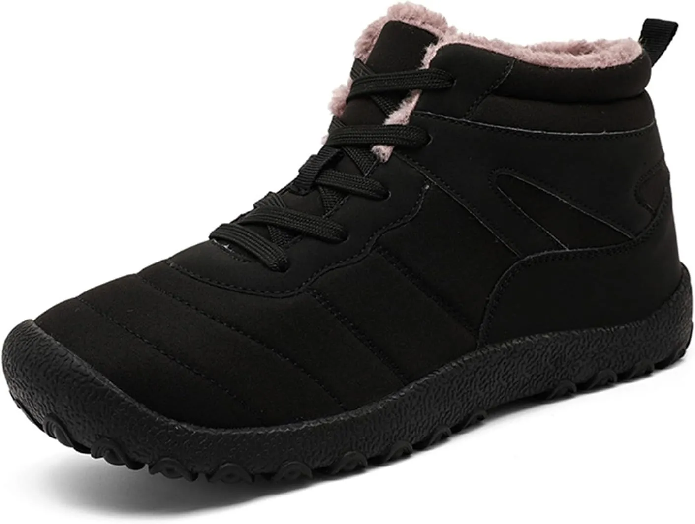 Winter Boots for Women Waterproof Mens Hiking Sneakers Shoes Warm Boots Slip On Barefoot Shoes Grounded Footwear Knee High Botas Women Men Winter Booties