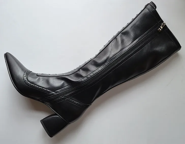 Witchy Tall Victorian Black Witch Boot, Witchy Booties, Witch Shoes, Witchy Clothing, Witch Boots, Boots, Witch, Occult, Boho Chic