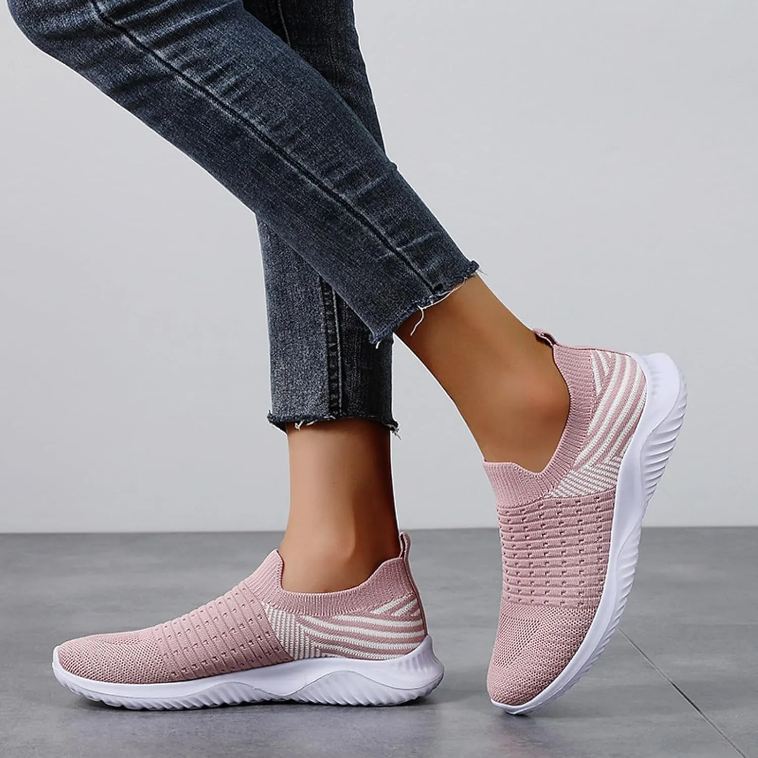 Womans Athletic Shoes Womens Walking Running Shoes Lightweight Breathable Tennis Shoes Non Slip Workout Sneakers