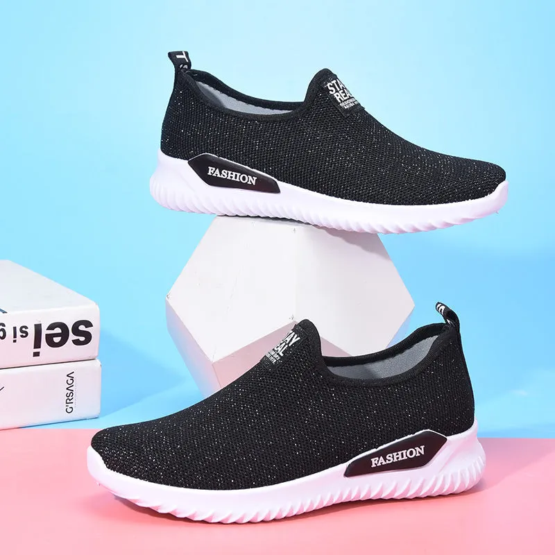 Women Fashion Sock Flats Sneakers