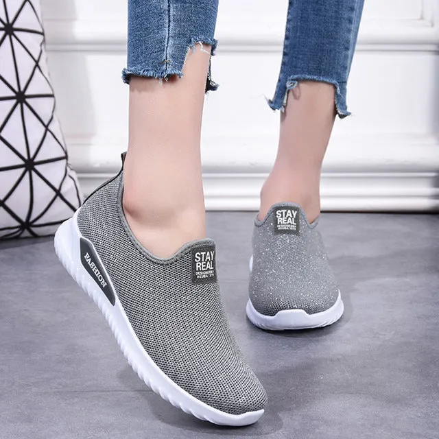 Women Fashion Sock Flats Sneakers