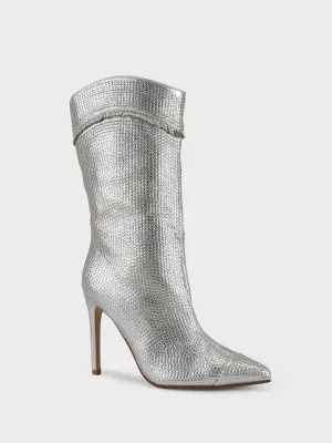 Women "GIANNI" Pointed Toe Fringe Long Boots