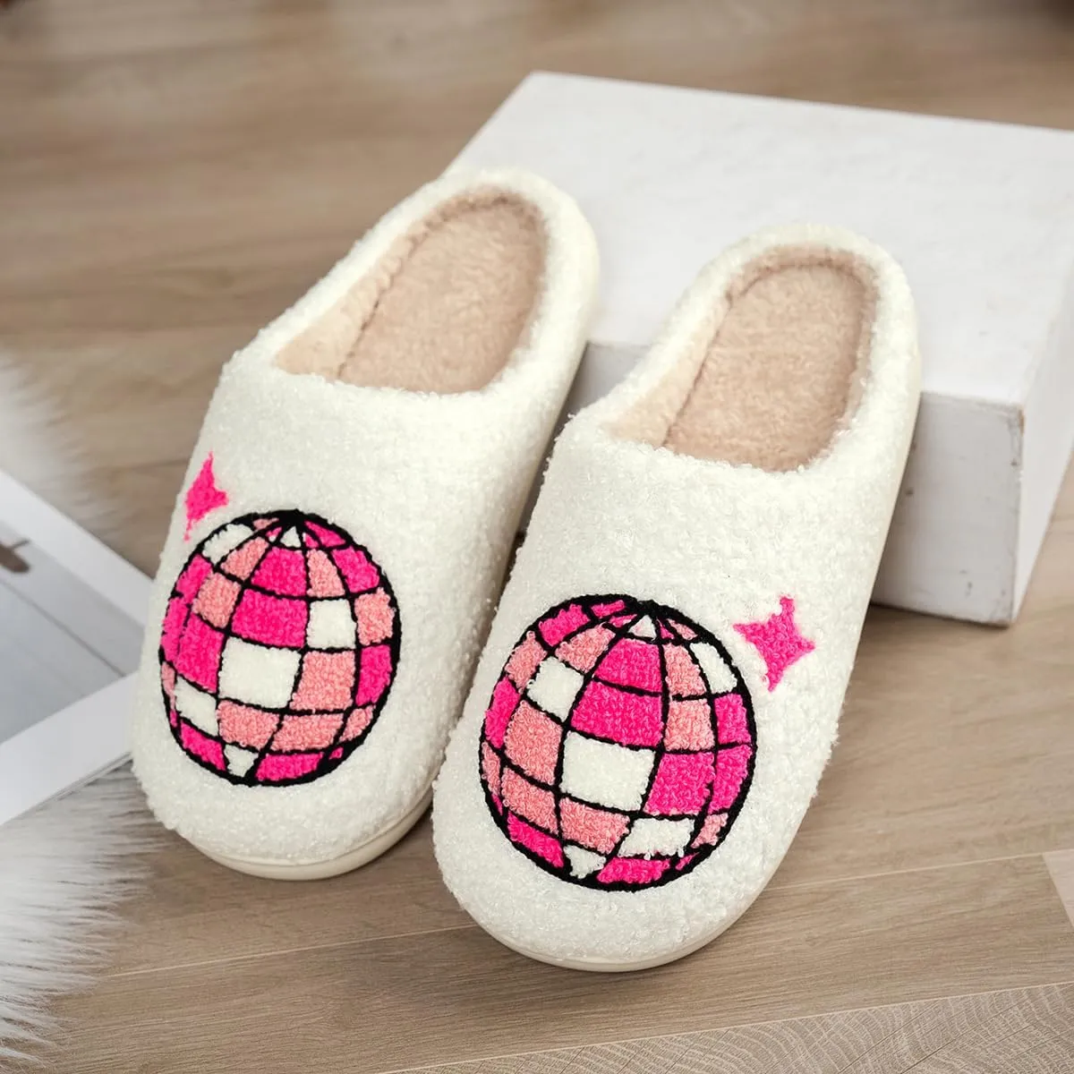 Women Slippers Cute House Slippers Soft Cozy Warm Slippers Plush Warm Home Shoes
