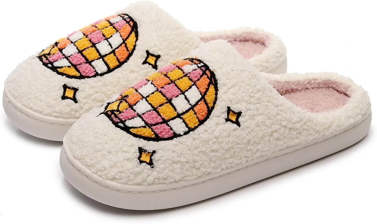 Women Slippers Cute House Slippers Soft Cozy Warm Slippers Plush Warm Home Shoes