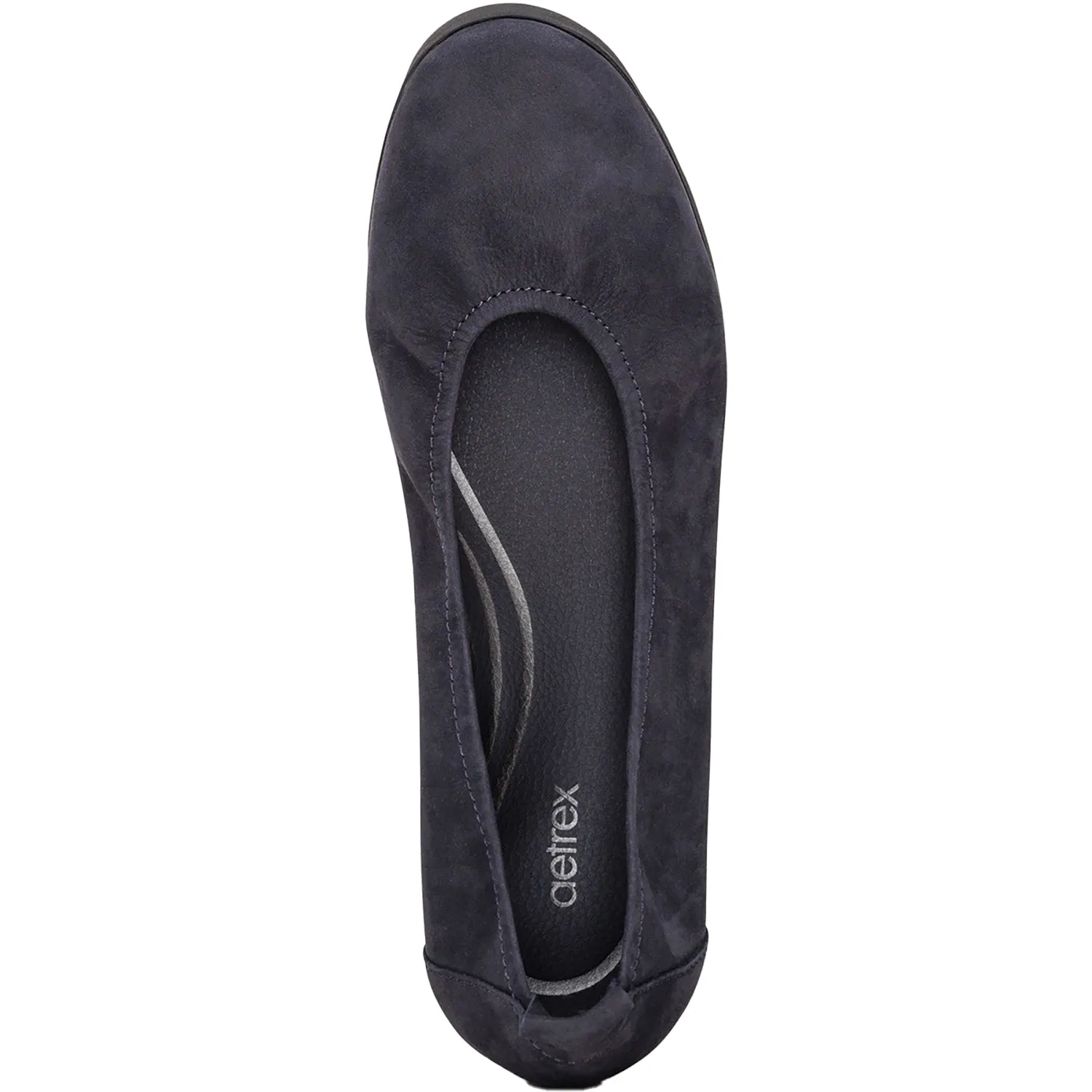 Women's Aetrex Brianna Navy Suede