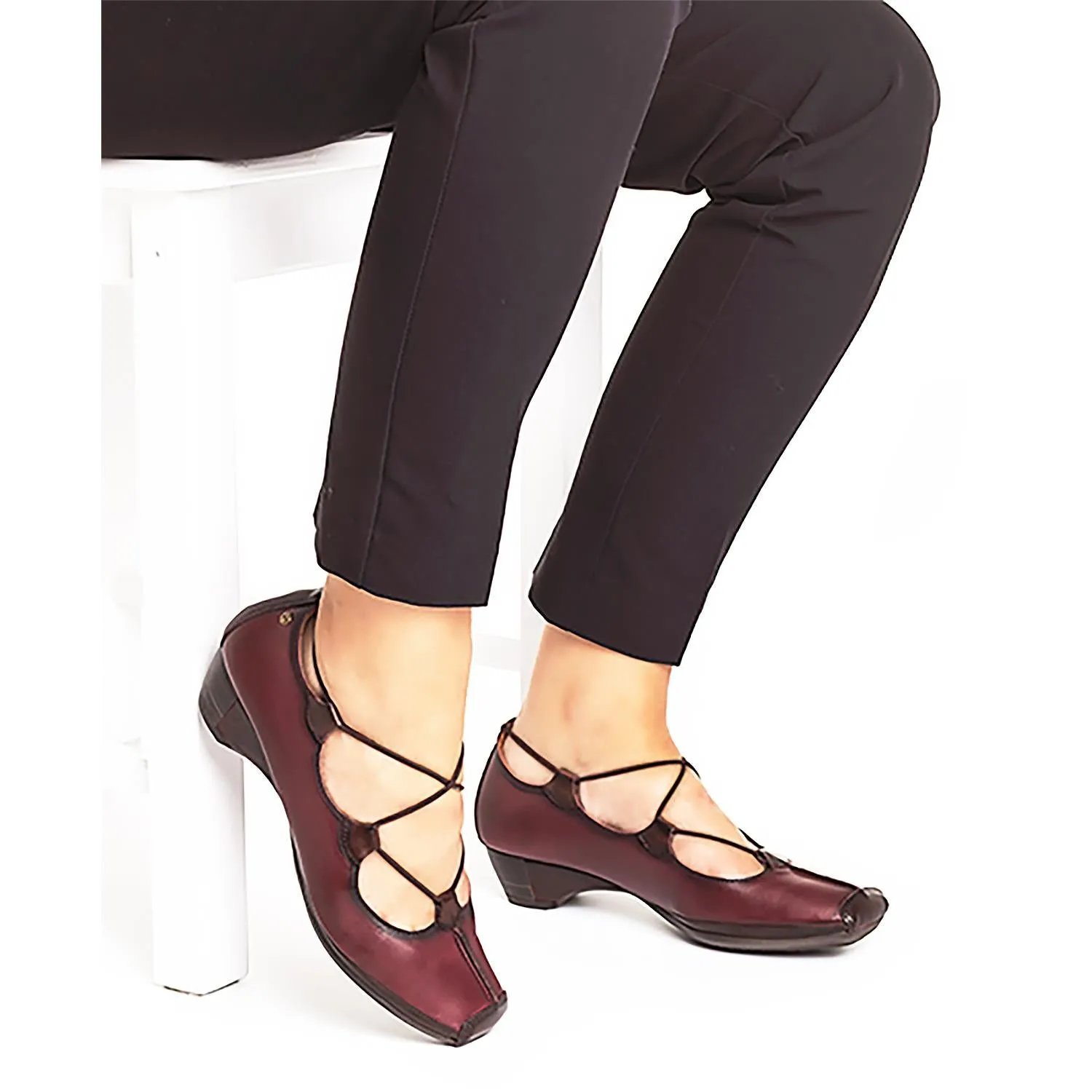 Women's Pikolinos Gandia 849-2531 Lead Leather