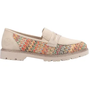 Women's Rieker 45562-90 Gitta 62 Perle Vegan Patent/Multi Woven
